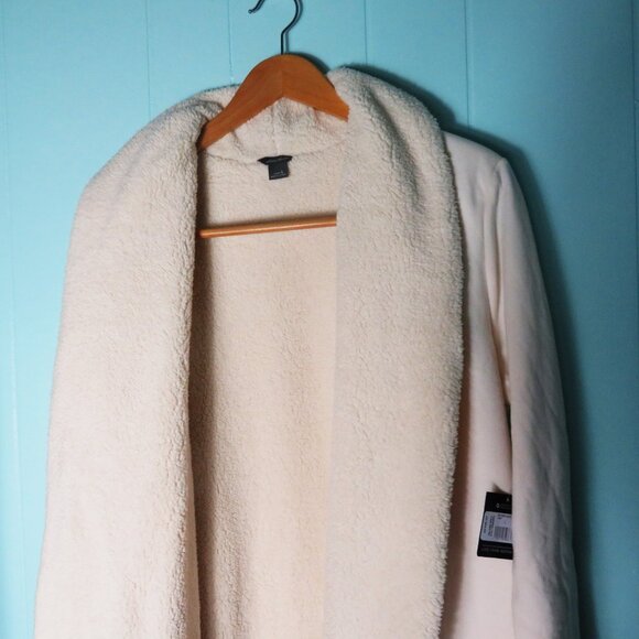 Eddie Bauer Car Coat White Jacket Women's Size L NWT - Picture 3 of 9